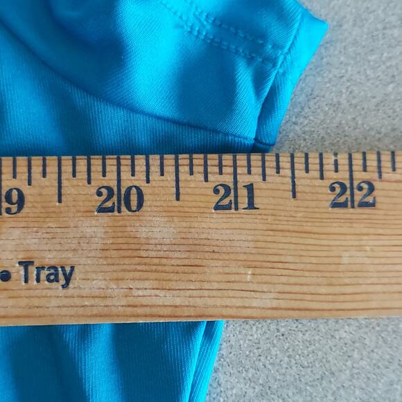 Danskin Now Shirt Womens 2XL Blue Light Weight Short Sleeve Tee - Picture 5 of 6